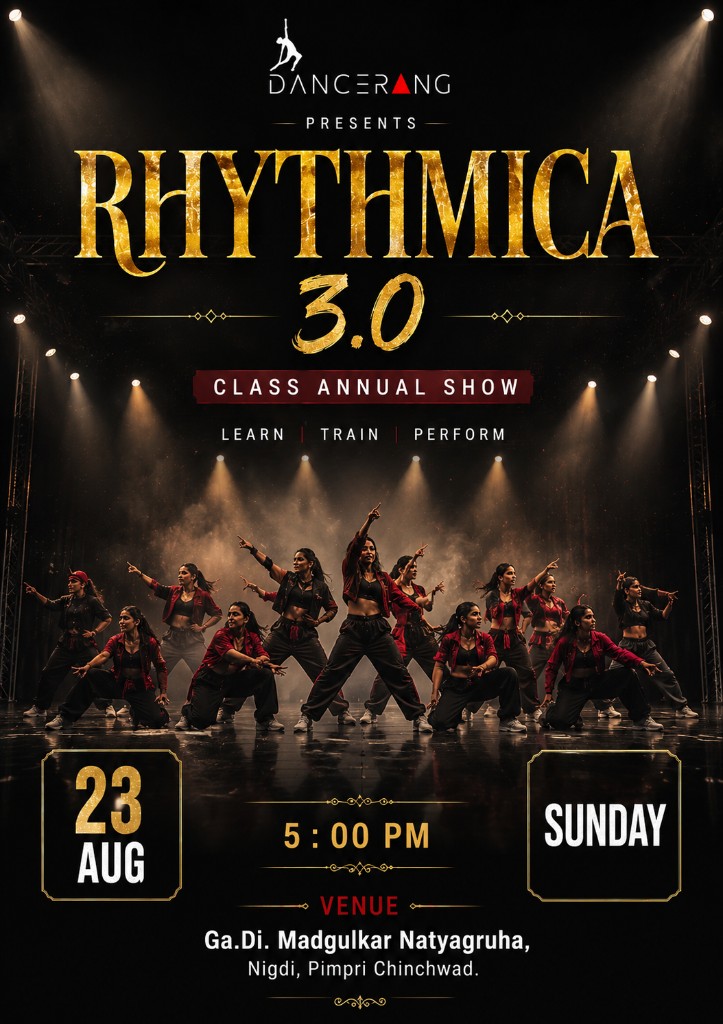 Rhythmica 3.0 — Class Annual Show, 23 Aug, 5 PM